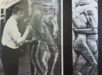 'Brick is Love' Carving by Walter Ritchie 1973