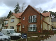 A49 York Handmade Brick 65mm Old Clamp Blend on 7 house site in Newton Abbott, Devon by Heritage Developments